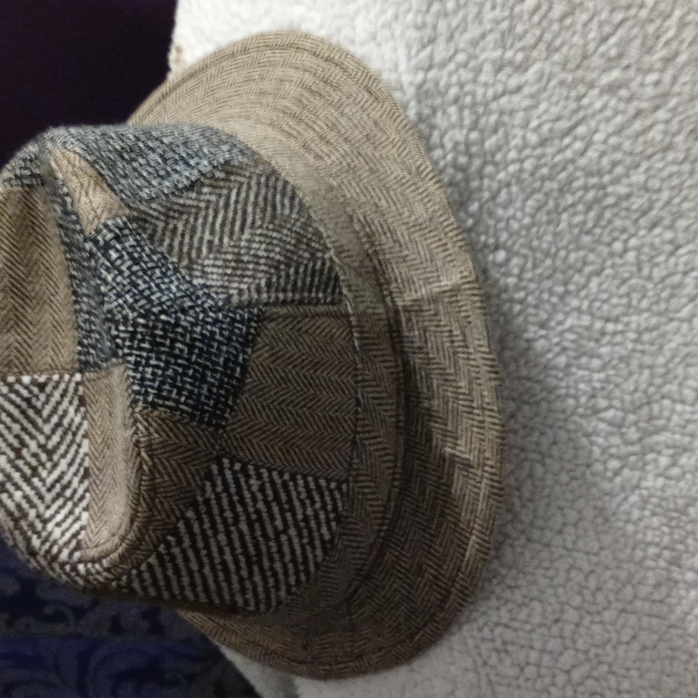 Tweed Patchwork Bucket Hat/Cap - image 6